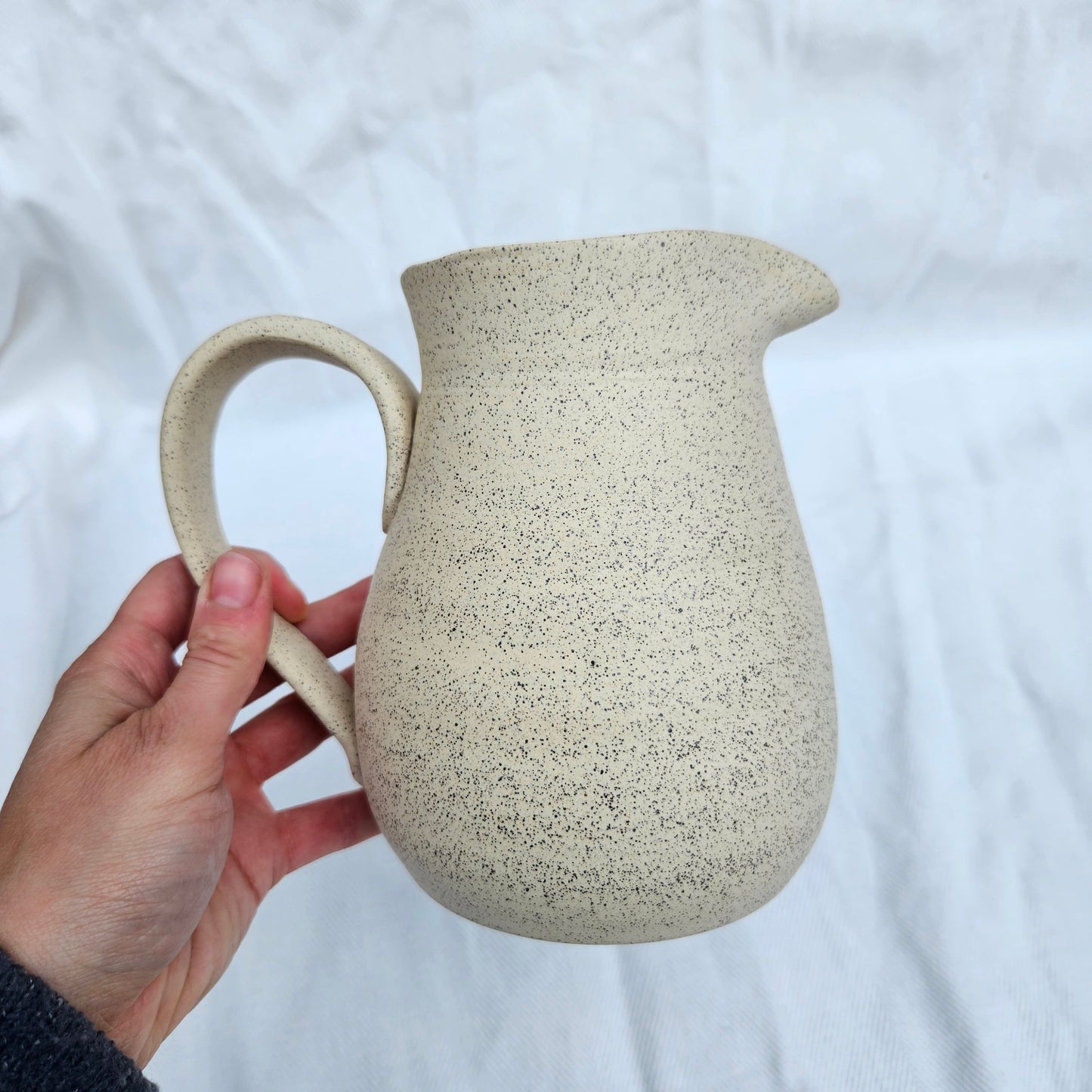 Speckled Clay Pitcher