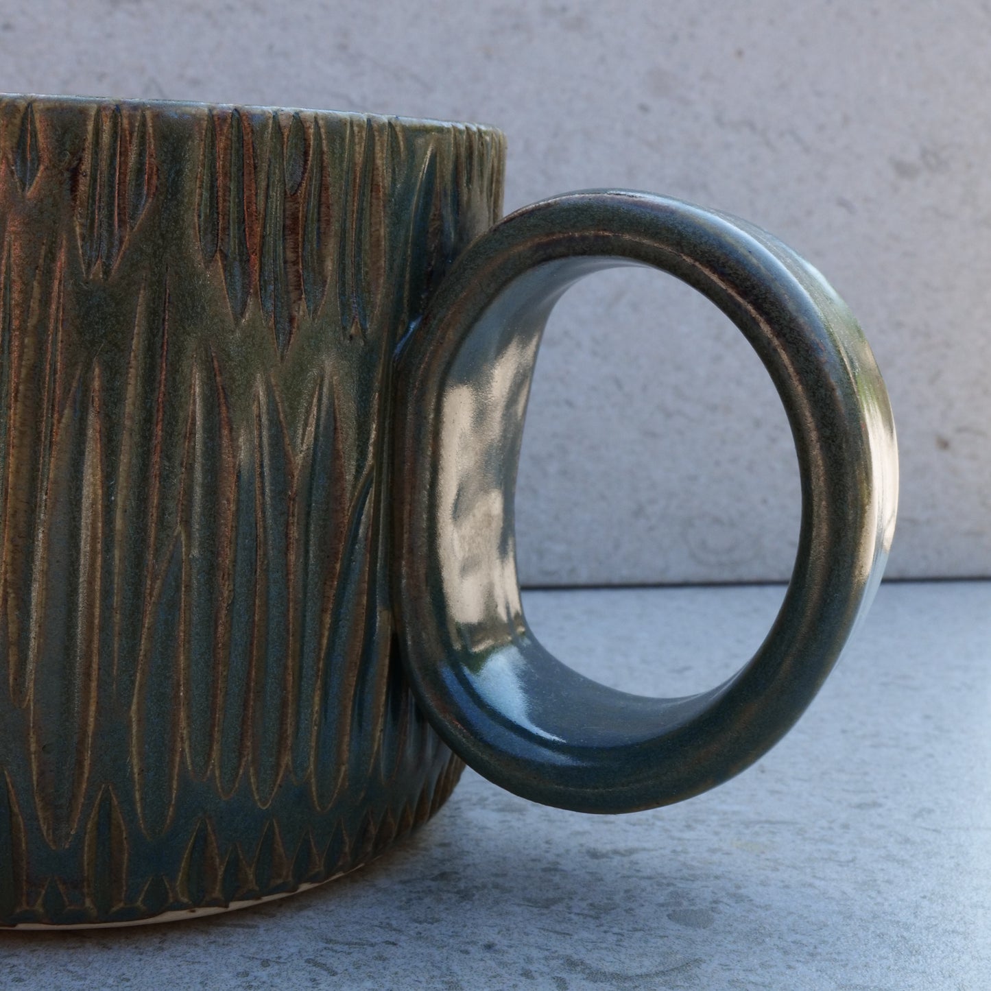 Evergreen Textured Coffee Mug